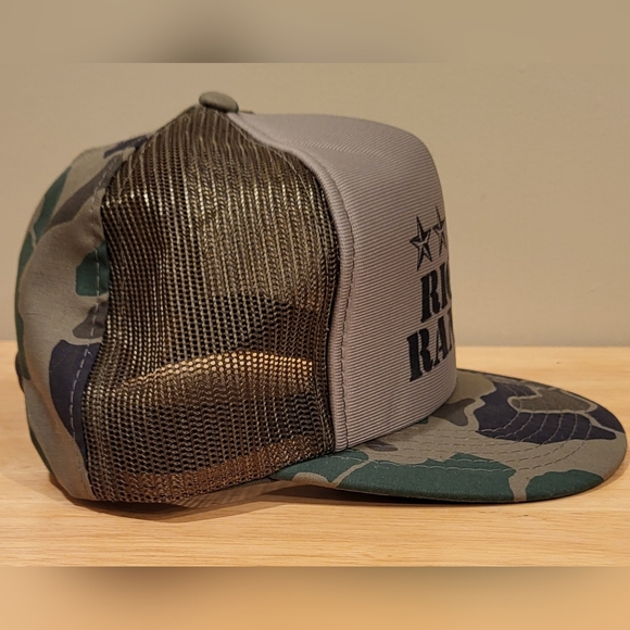 John Riggins Riggo's Rangers Collector's Edition Vintage Original Camo Hat Cap - Picture 7 of 16